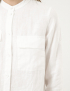 Картинка Жіноча біла лляна сорочка