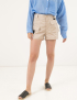 Картинка Жіночі бежеві шорти з карманами