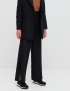 Картинка Жіночі чорні брюки з розрізами