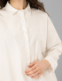 Картинка Жіноча біла сукня-сорочка