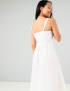 Картинка Жіноча біла сукня з вишивкою