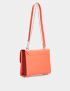 Картинка Жіноча помаранчева шкіряна сумка